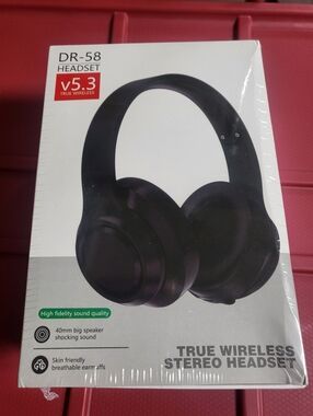 DR-58 v5.3 True Wireless Stereo Headset - Black High Fidelity Apple / Android